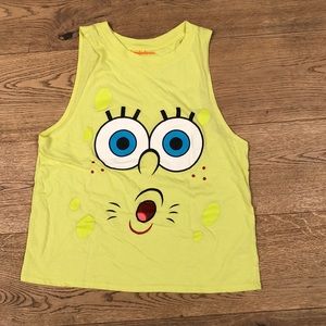 Sponge bob tank top